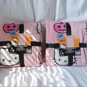 NWT 2 Hello Kitty Halloween blanket bundle 2024 RARE